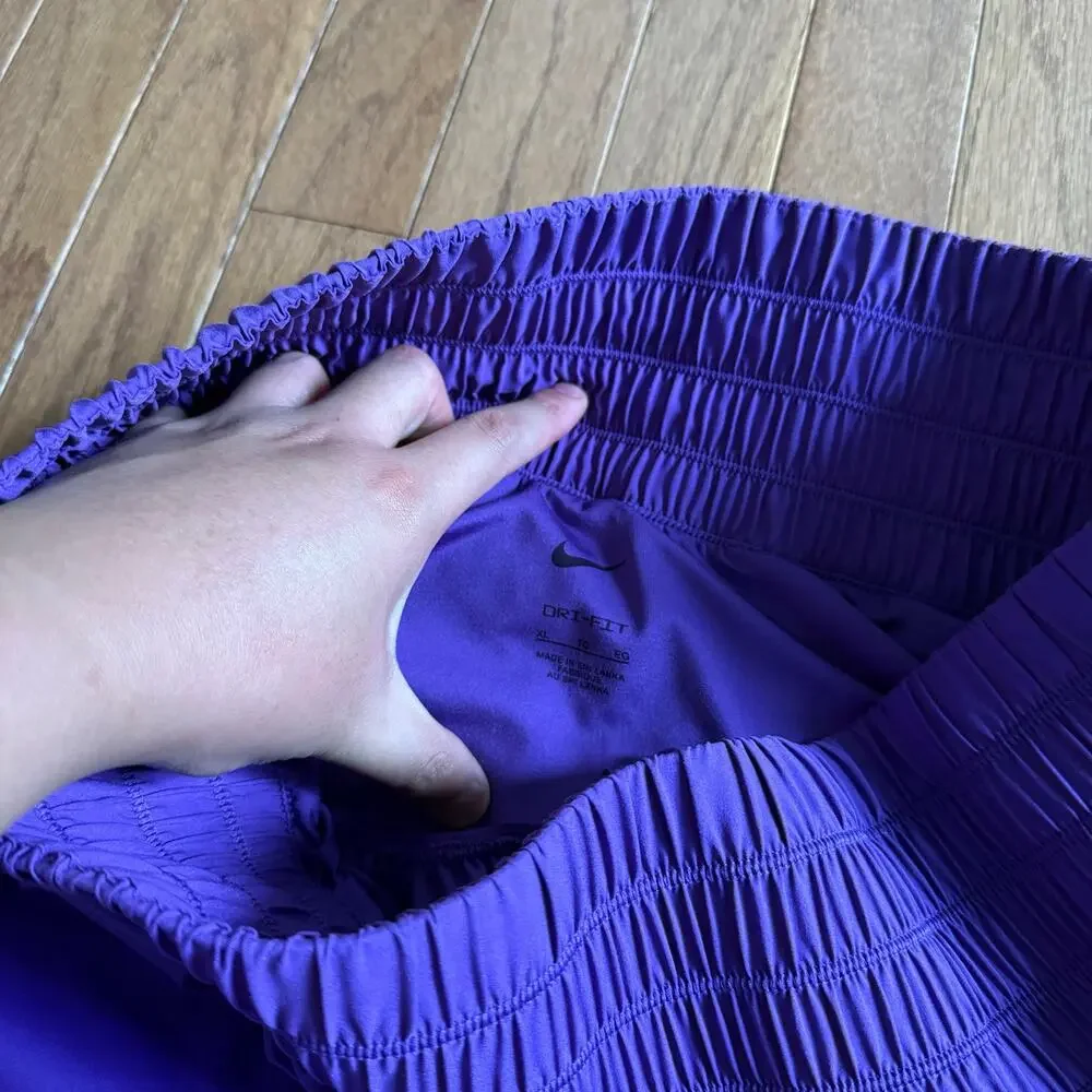 Nike | Women’s Size XL Purple High Waist Flowy Activewear Shorts Fitness Gym